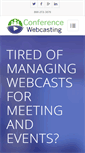 Mobile Screenshot of conferencewebcasting.com
